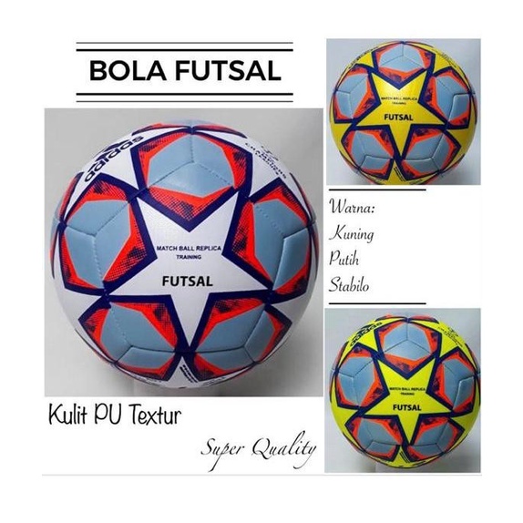 Bola Futsal - Size 4 Adidas Uniforia League Euro 2020 Jahit Pu Empuk #98