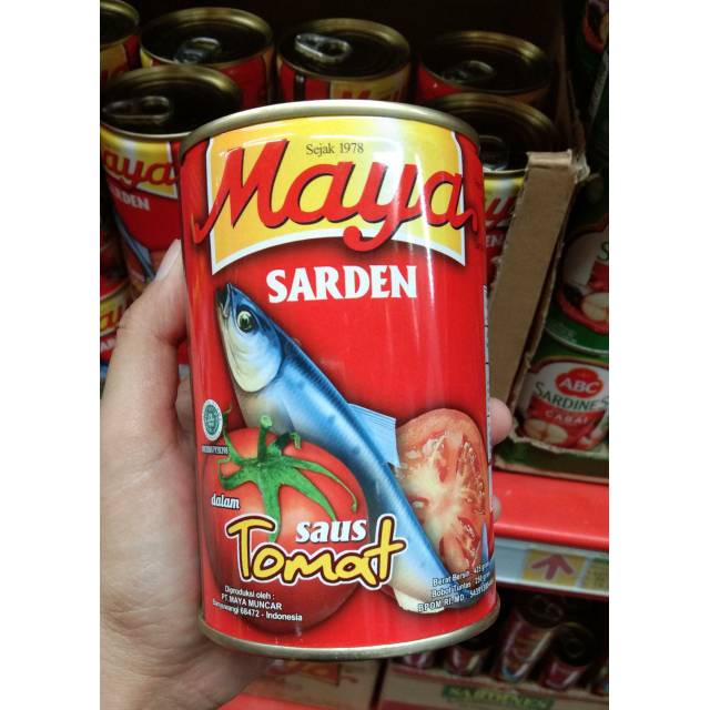 

MAYA SARDINES SAUS TOMAT 425gr