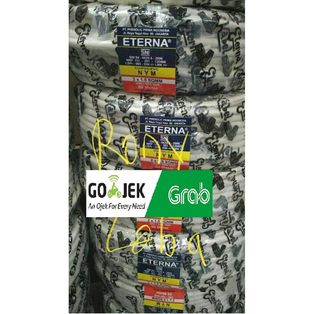 NYM 2x1.5 mm Eterna / NYM Eterna 2x1.5 mm / Kabel NYM 2x1,5 mm Termurah