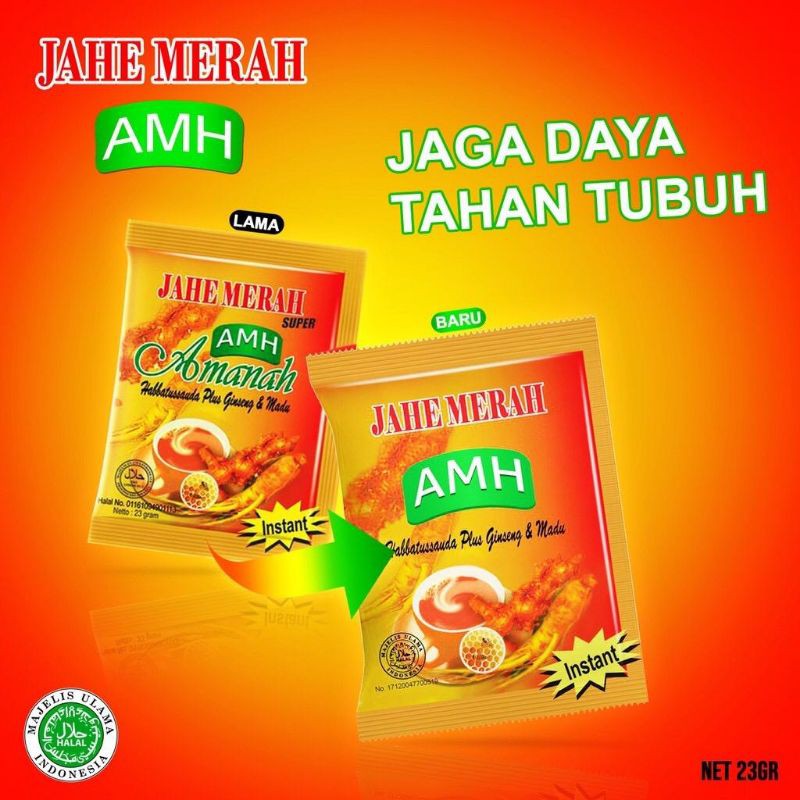 JAHE MERAH SUPER AMH AMANAH SACHET ORIGINAL