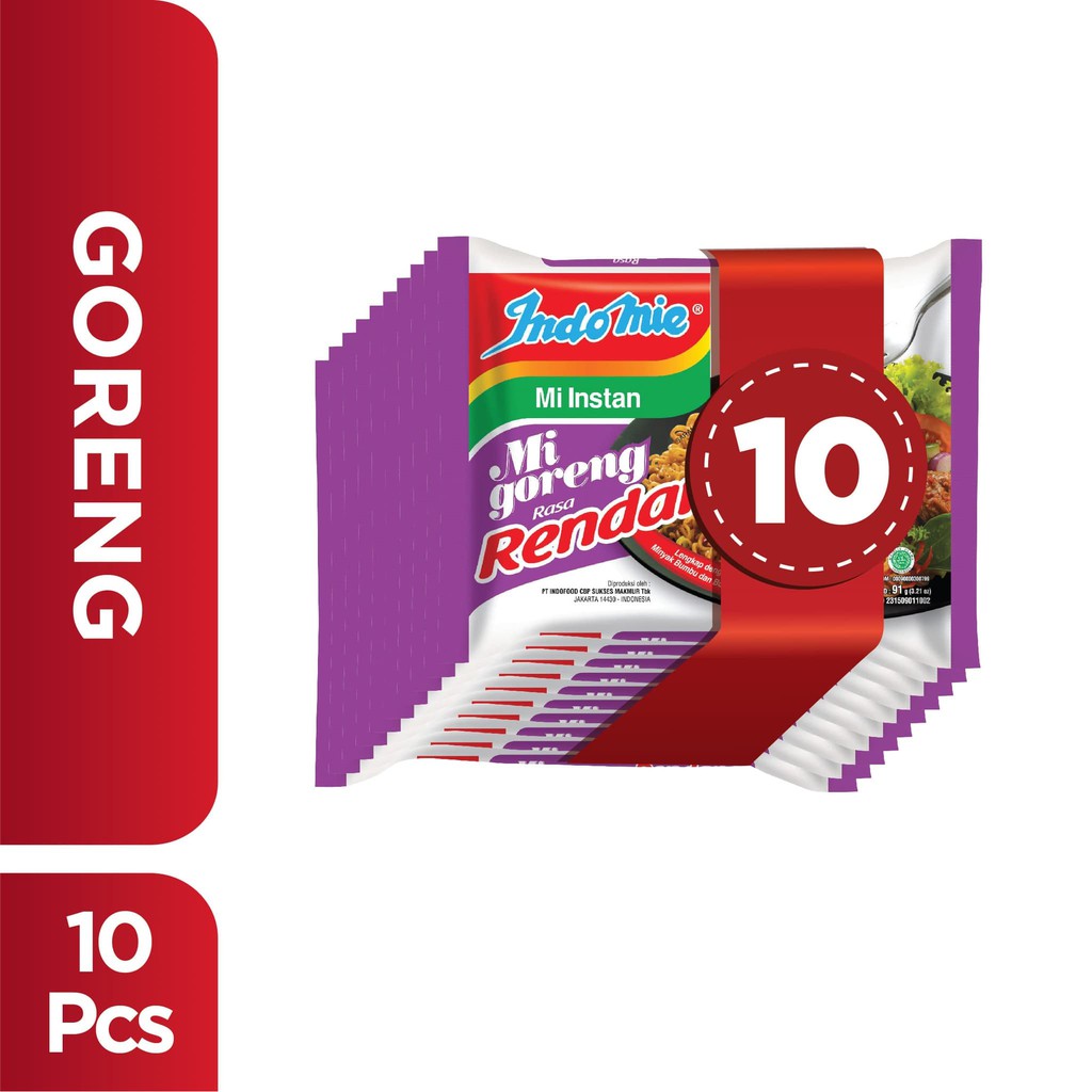 

PROMO 10 PCS - INDOMIE GORENG RENDANG TERMURAH