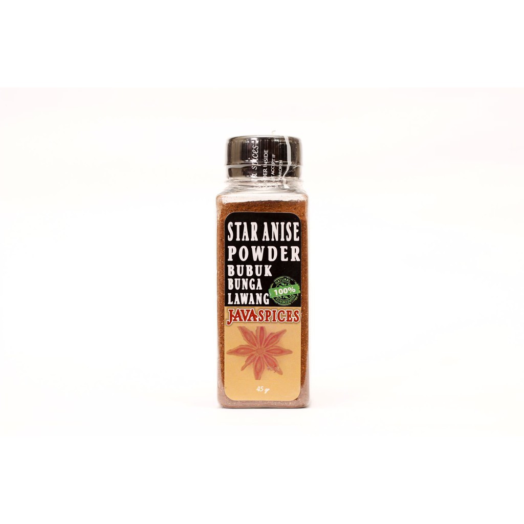 

Organic Star Anise Powder Bubuk Bunga Lawang kemasan botol