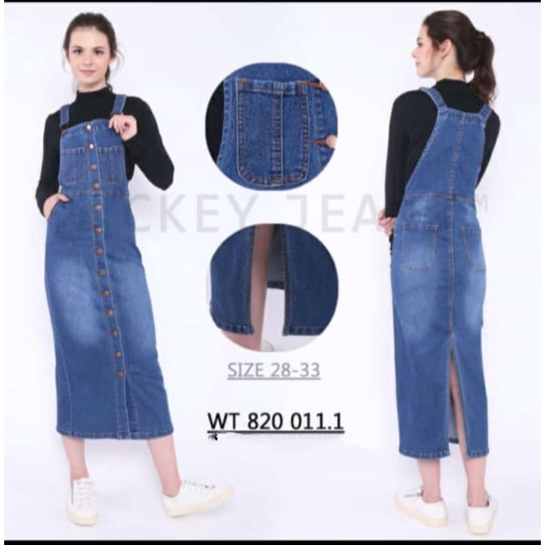 Wearpack Rok Jeans 8/9 Biru Tua