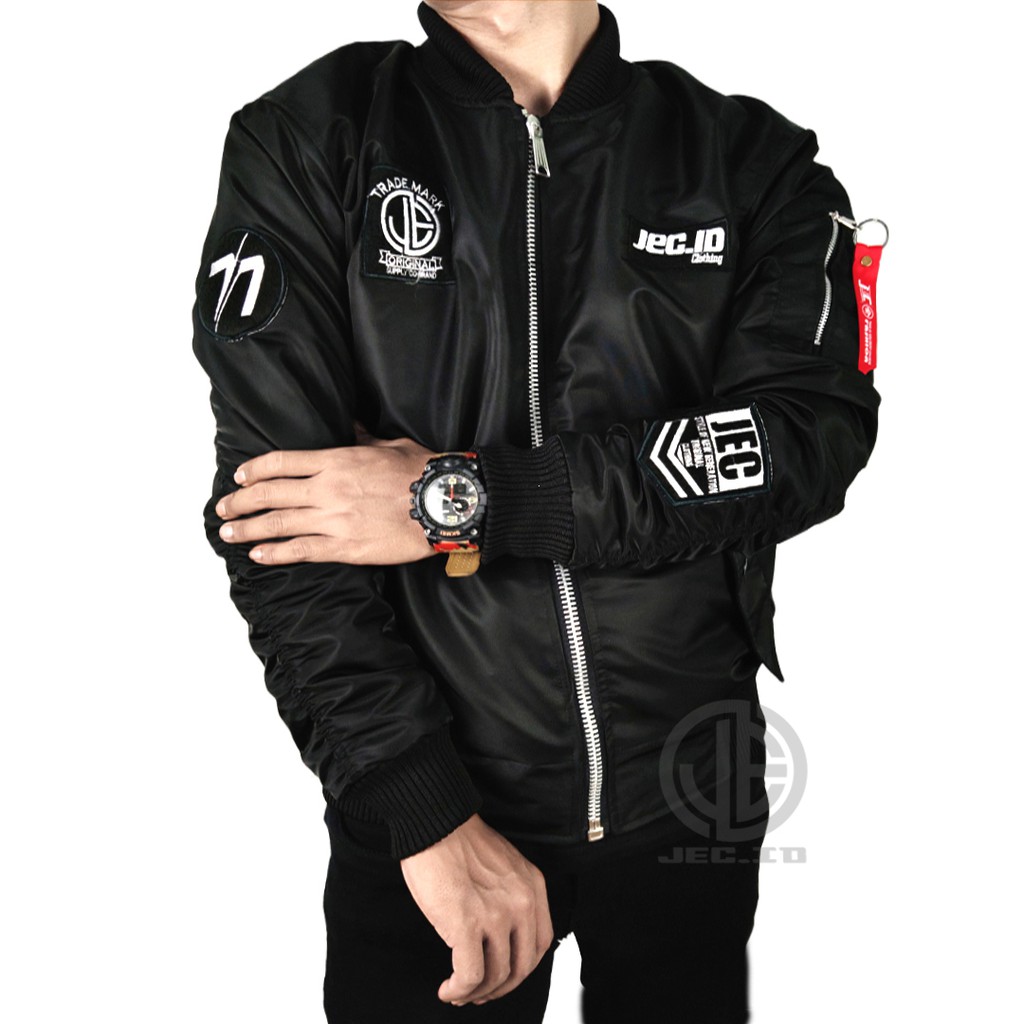 Jaket Bomber Original Jec 77 Full Premium Waterproof