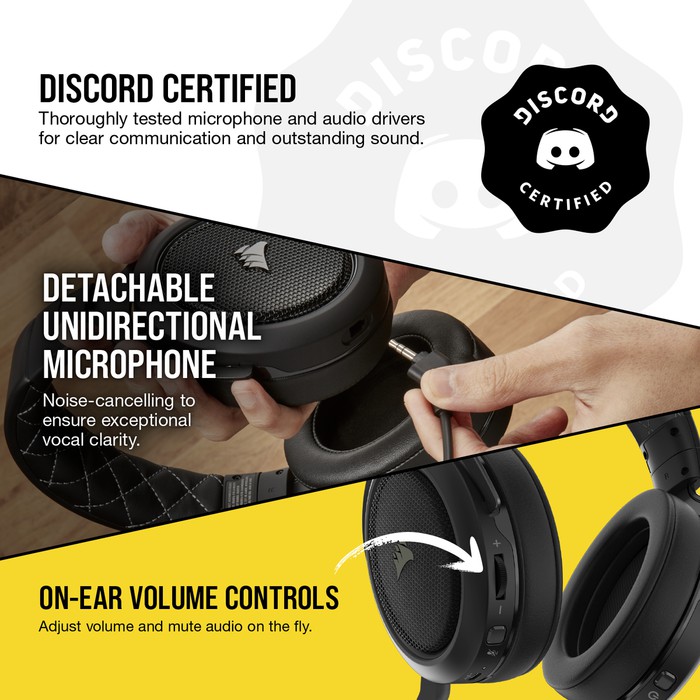 Corsair HS70 Pro Wireless 7.1 Surround Sound Gaming Headset