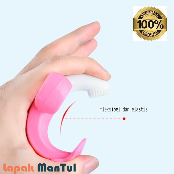 LM-0026 Mainan Gigitan Bayi Pisang - Teether Baby Model Banana - Sikat Gigi Baby Banana