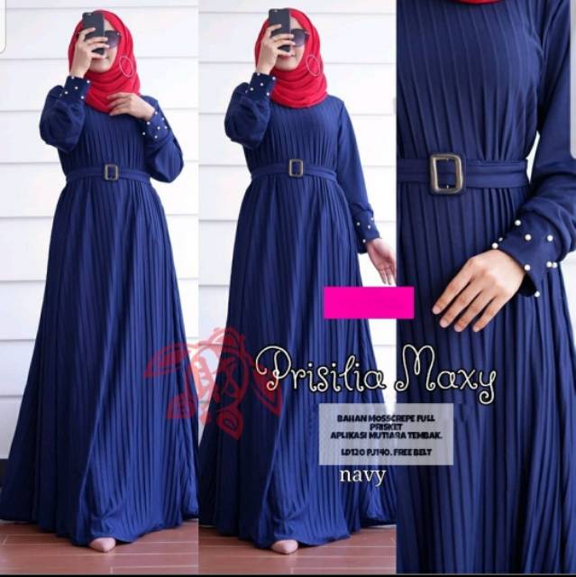 MAXI PRISILIA PLISKET 4 warna