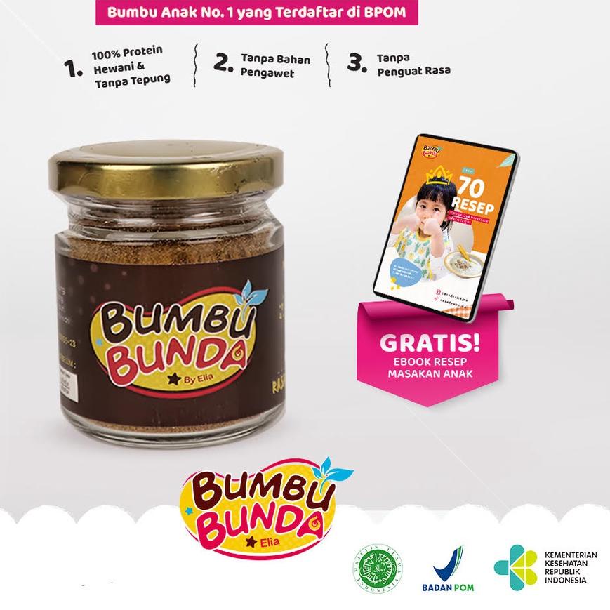 Bumbu Bunda Elia - Kaldu MPASI / Kaldu Anak / Kaldu Bayi Non Gula Garam / Kaldu Non MSG / Kaldu Orga