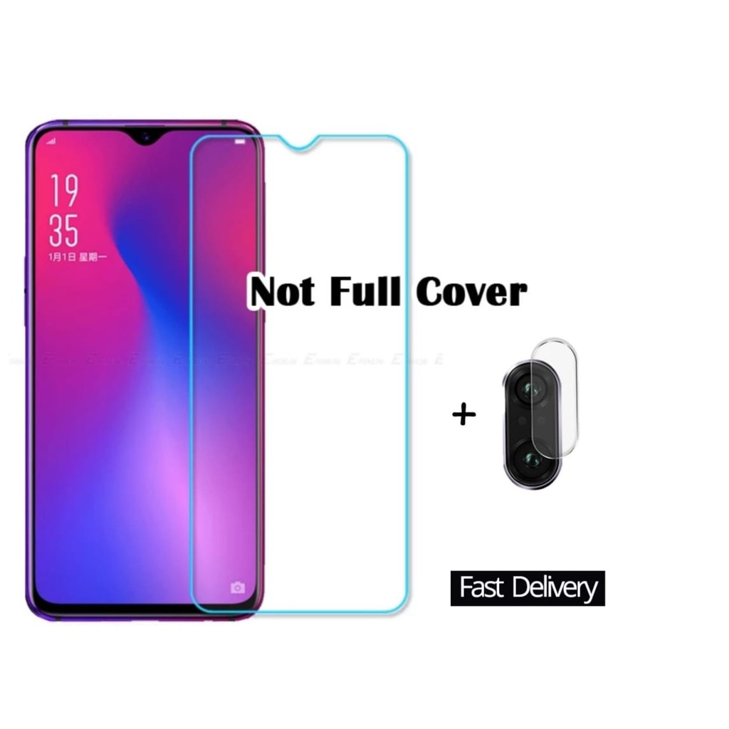 Tempered Glass Layar Full Xiaomi Redmi 8 / Redmi 8A / Redmi 8A Pro Anti Gores TG Camera Full 9D Paket 2-In-1