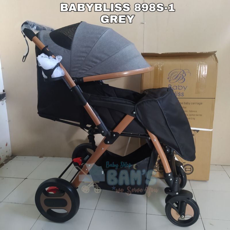 [TERMURAH CARGO JTR] Stroller Wonfuss 511 Baby Bliss 898 S Pliko Stream R Nevada 395 R Creative Most Space Baby SB 6211 6066-1 320 KADO Bayi Anak MURAH-BB 898s-1 Grey