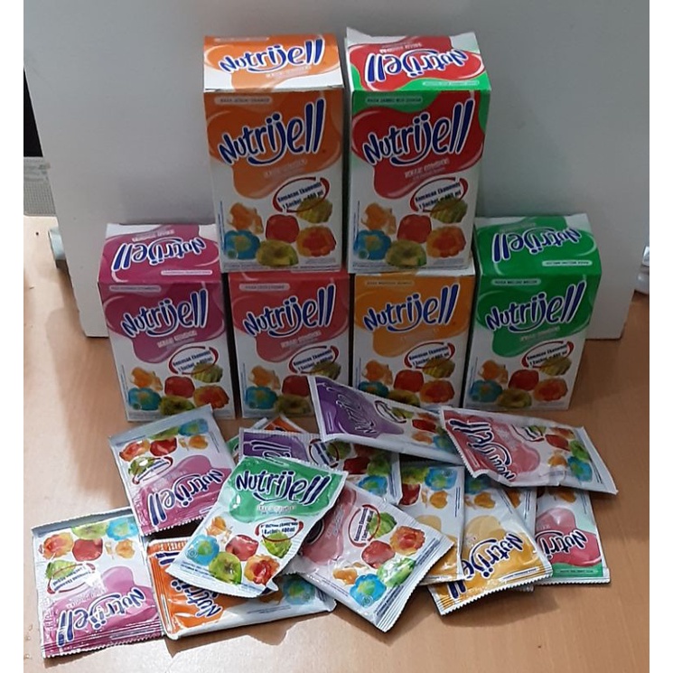 

NUTRIJELL JELLY POWDER VARIAN RASA BUAH 10 GRAM 15 GRAM