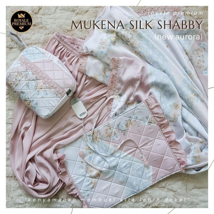Mukena Silk Shabby Royale premium - Aurora