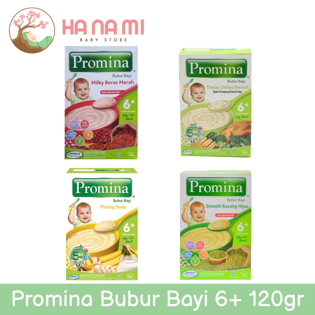 Promina Bubur Bayi 6+ 120gr - Pendamping ASI