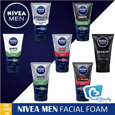 ★ BB ★ NIVEA MEN Facial Wash 100 ml