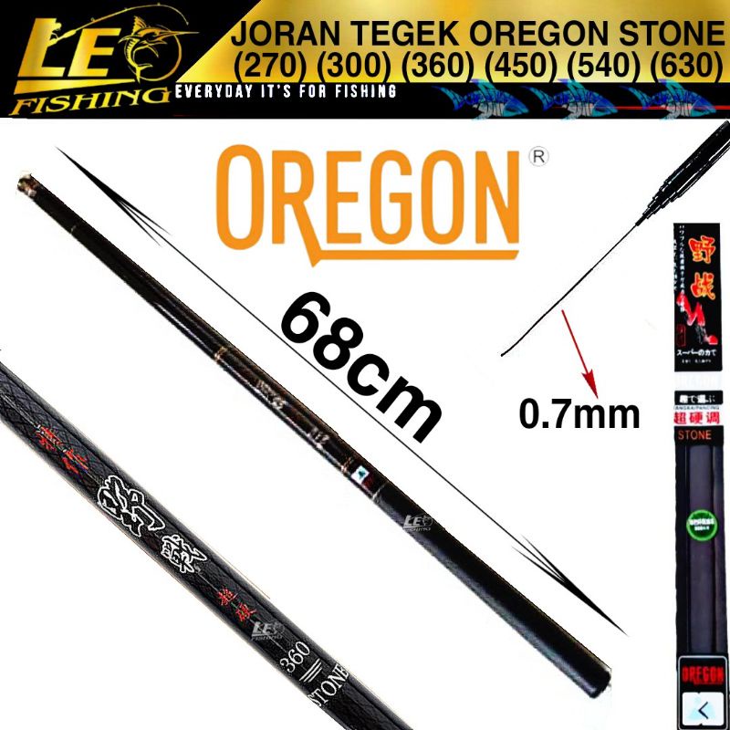 JORAN TEGEK OREGON STONE ACTION LENTUR RINGAN TERSEDIA 270 300 360 450 540 630