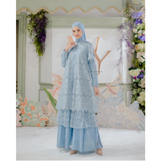 Claira Dress Blue L 136 by Ainayya Id