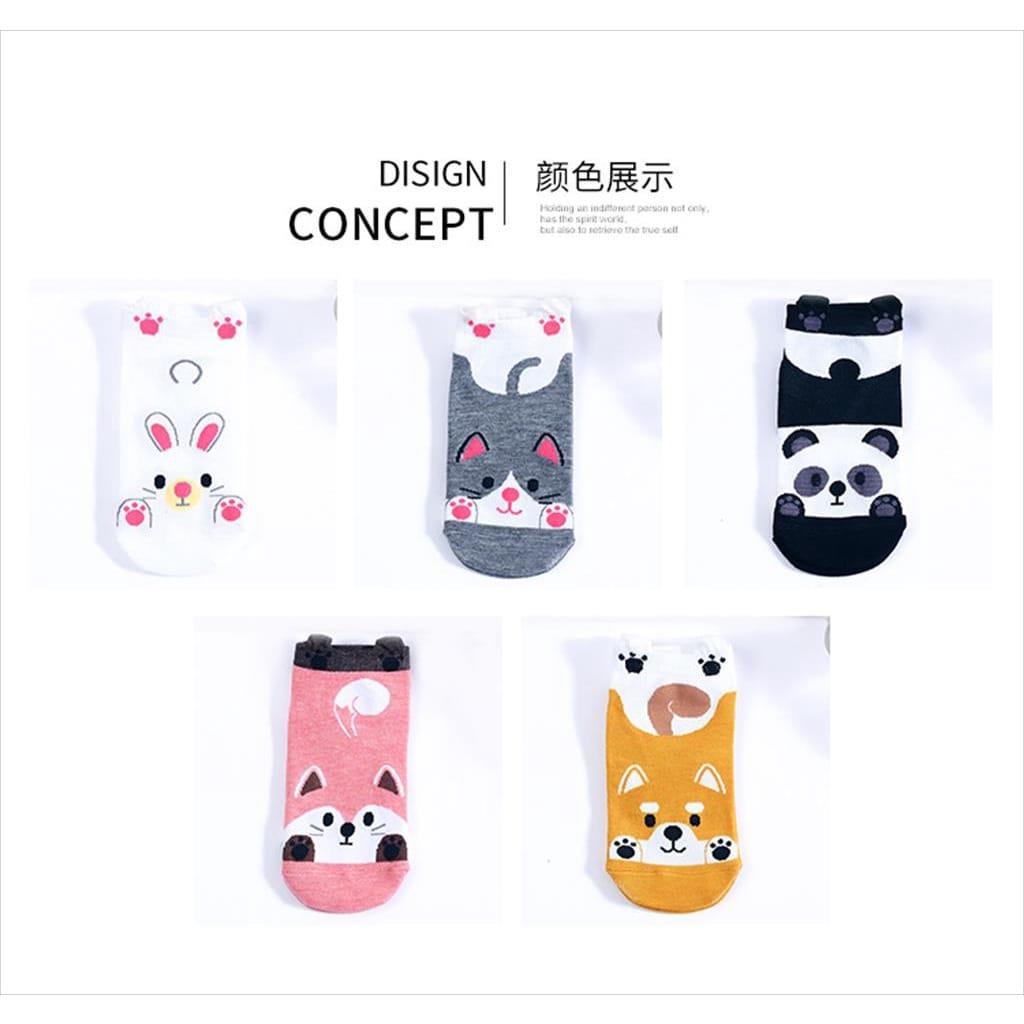 KAOS KAKI REMAJA/DEWASA MOTIF  ANIMAL XG43 SOCKS SOCK