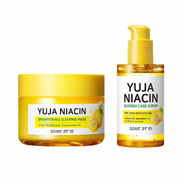 READY ORI YUJA NIACIN SERUM & YUJA NIACIN SLEEPING MASK - PAKET SHARE