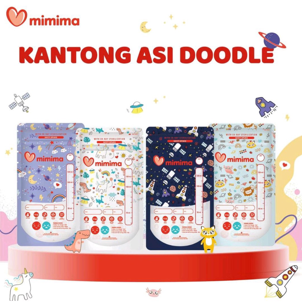 Kantong Asi Breastmilk storge Mimima 120ml isi 30pcs