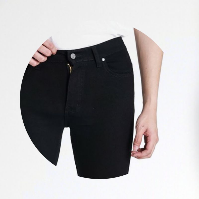 Celana Jins Pria Panjang Sobek Slim Fit Remaja Cowok Distro Denim Dewasa Keren Anti Luntur Robek Lutut Skinny Gaul Ripped Pensil Jeans Jumbo Big Size Pensil Reguler Stretch Standart