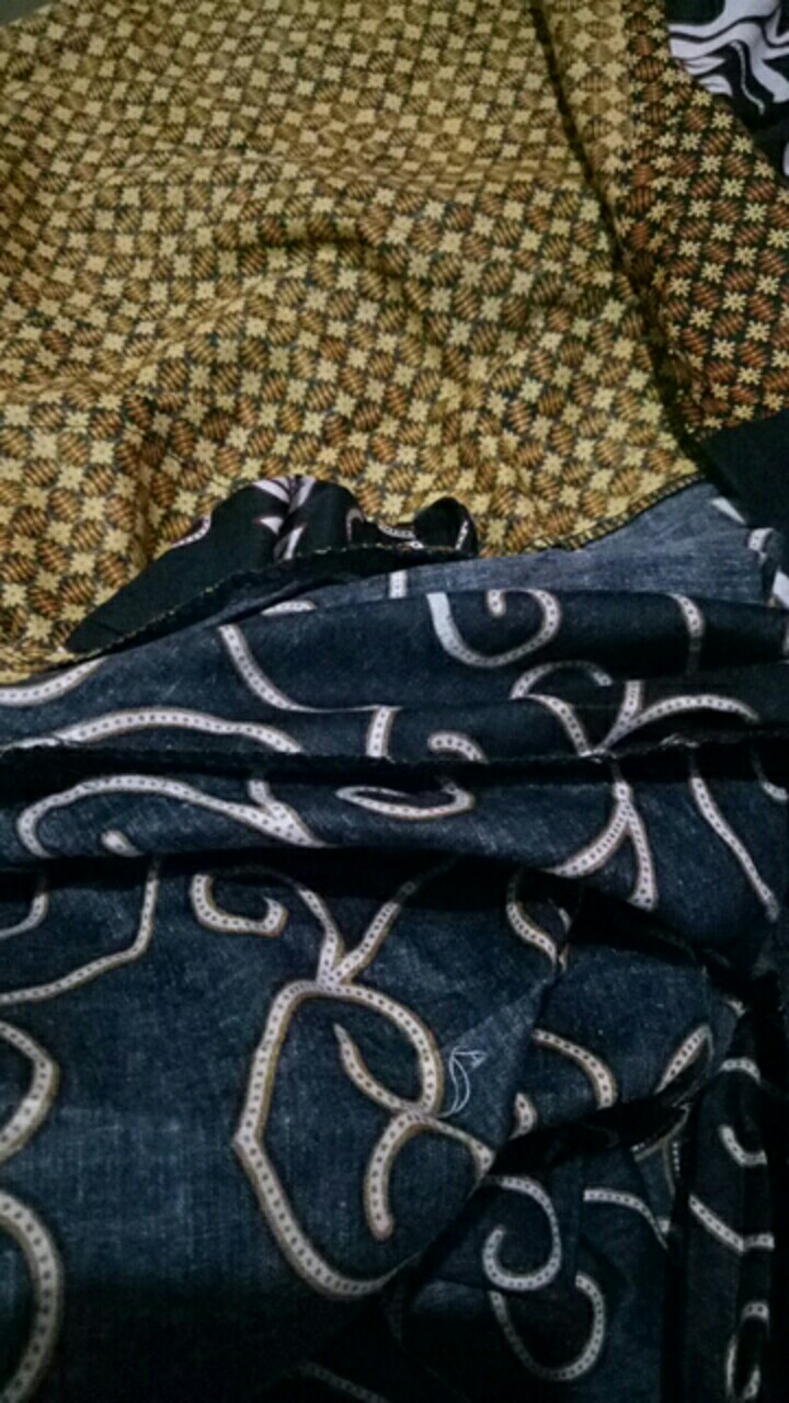 Gamis Batik Modern Murah Katun Halus Kombinasi Truntum, Ori Gamis Batik Pekalongan Big Size Jumbo