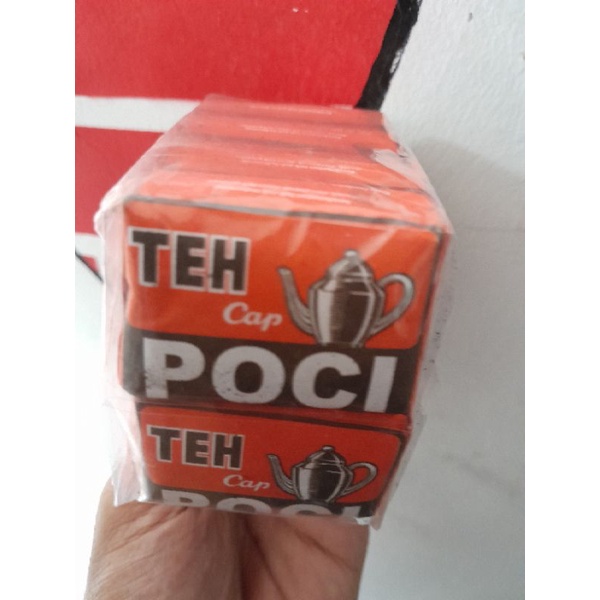 Teh Cap Poci Teh Tubruk Kecil 8 gr 1 pack (10 pcs)