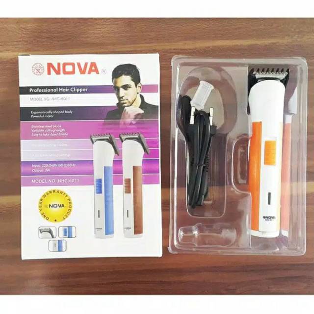 Alat Cukur Nova Portable NHC 6138 - Hair Clipper Rechargeable