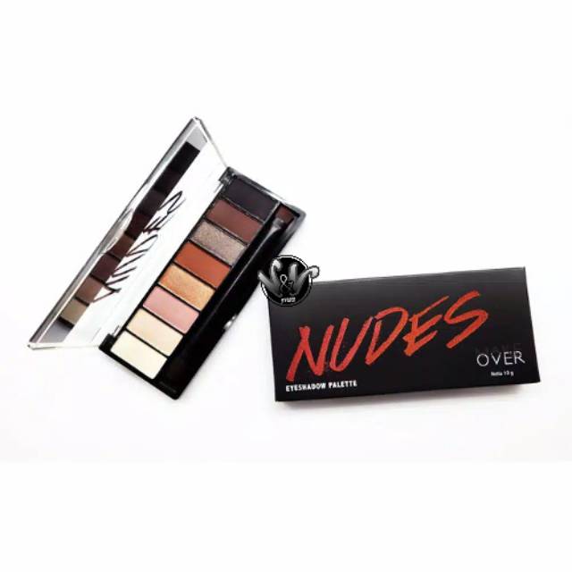 MAKE OVER EYESHADOW PALETTE NUDES & SMOKEY/ MAKE OVER/ KOSMETIK MATA/ NUDES/ SMOKEY/EYESHADOW/MAKEUP