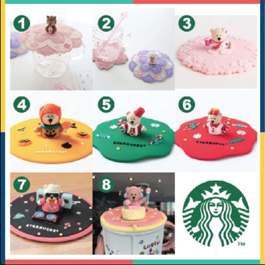 Starbucks Collection Original Mug Lid Cover Tutup Gelas Starbuck Cangkir Silikon Food Grade