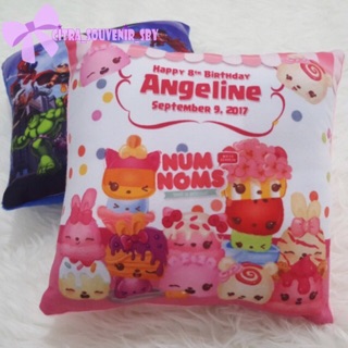 BANTAL VELBOA  uk 30x30cm Souvenir Unik Desain Suka Suka 