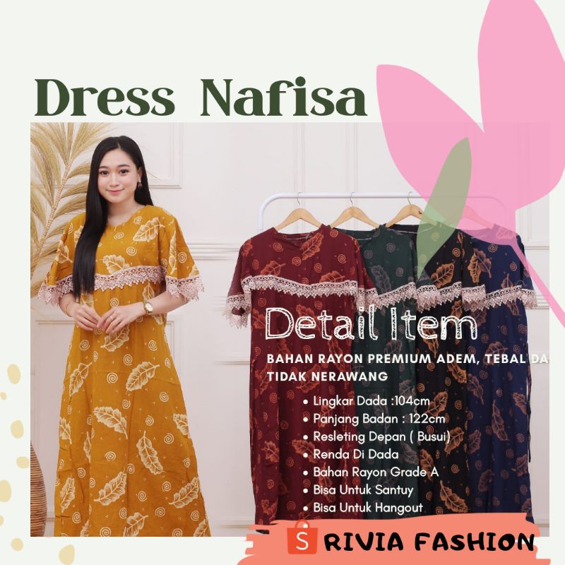 Daster Ruffle Model Daster Renda Arab Nafisa Motif  Baju Daster Kekinian Bahan Daster Rayon Grosir