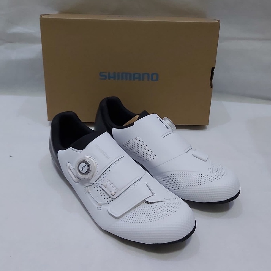 SHIMANO RC502 WIDE WHITE Sepatu Roadbike Putih RC5 RC 502