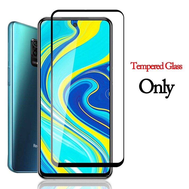 Pelindung Layar Tempered Glass 9in1 Bening untuk Xiaomi Redmi Note 9 Pro