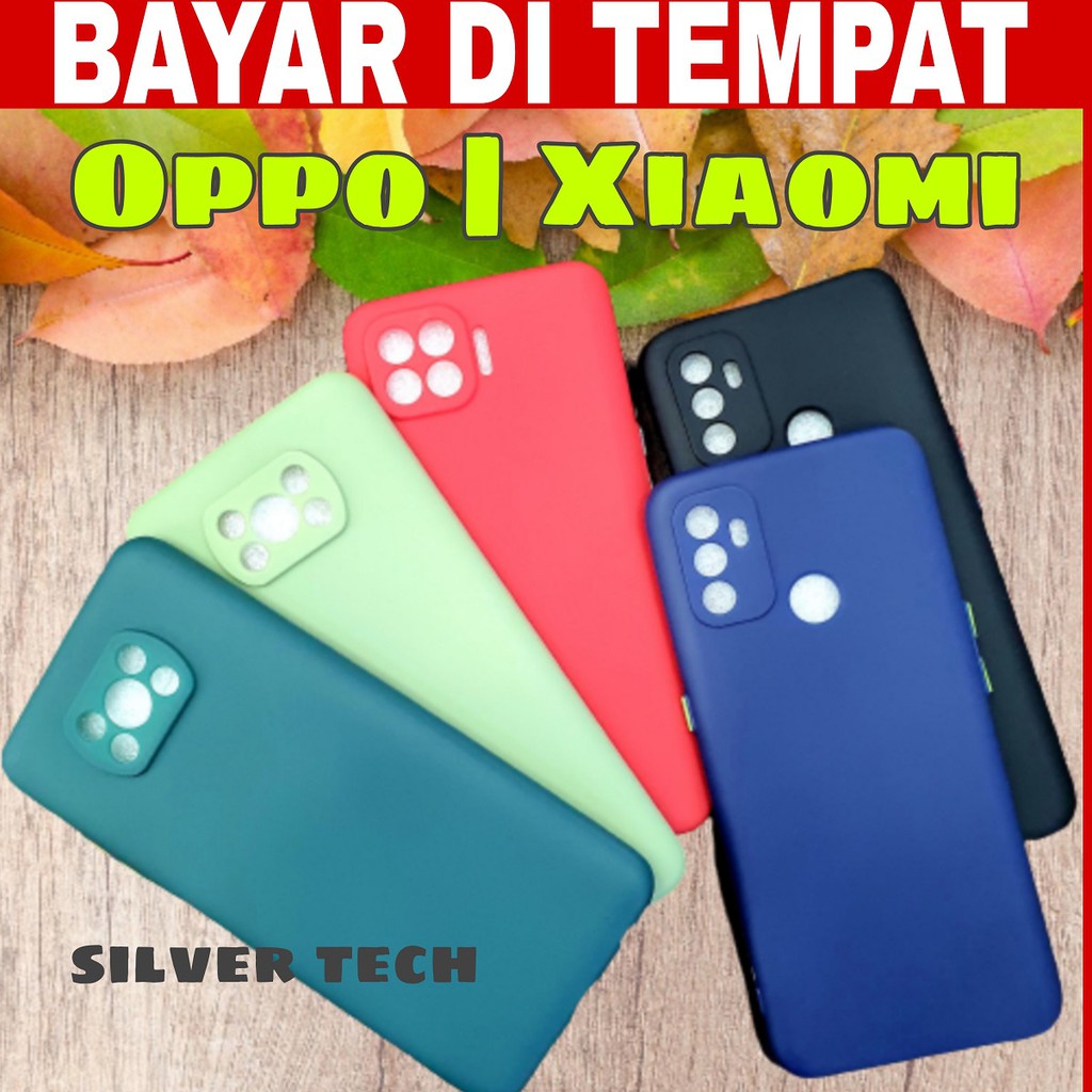 Softcase Pelindung Kamera Oppo Reno 4f / OPPO A33/ A53 2020 / POCO X3 Aneka Warna