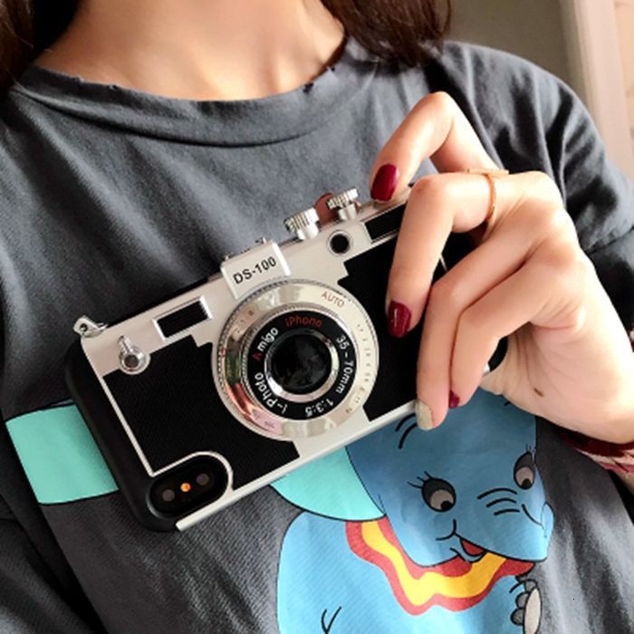 Suitable For IPhone 12 12 Mini 11 Pro XS MAX XR X Se 2020 6 6S 7 8 Plus 25LC Camera Phone Case With Strap