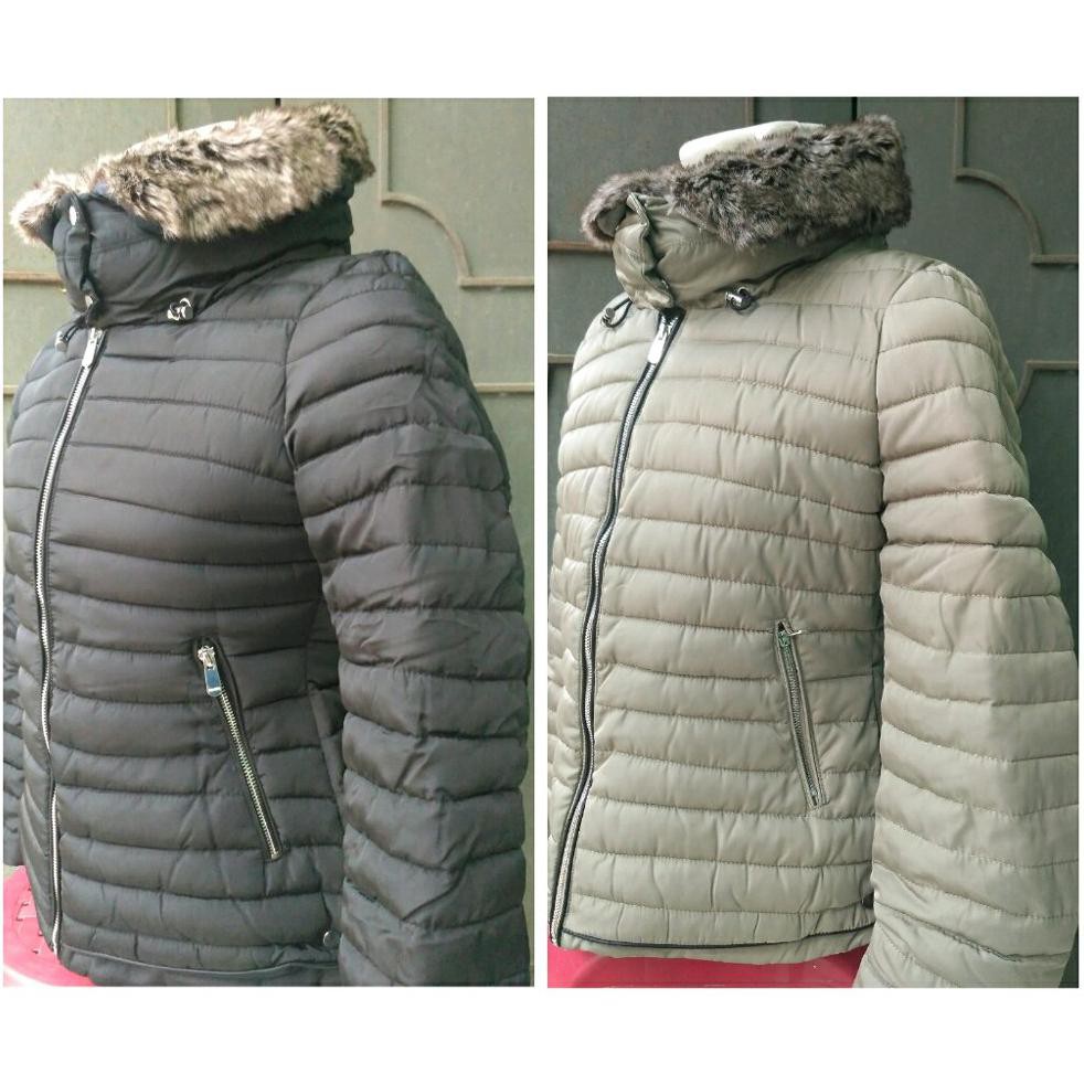 JUAL JAKET PULL & BEAR PULL AND BEAR PADDING INSULATE BULU MUSIM DINGIN WINTER CEWEK WANITA ORIGINAL