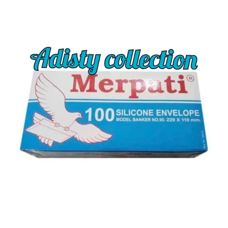 

Amplop 90 Merpati/pack isi 100 lembar