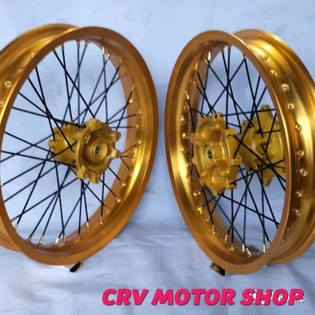 Velg Super Moto Honda Crf150L - velg siap pasang ring 17/350/300