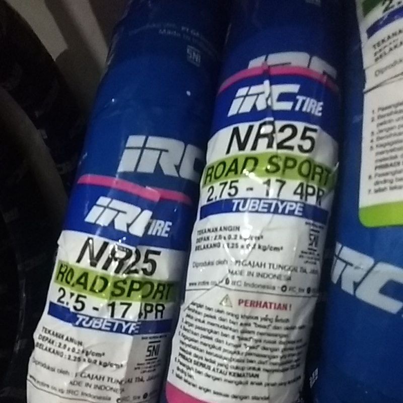 Ban Luar 275 - 17 NR25 IRC Tube Tipe