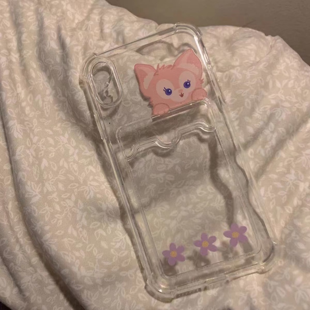 Soft Case Silikon TPU Transparan Motif Rubah Untuk IPhone 13 12 Mini 11 10 Pro XS Max X XR 8 7 6 6S Plus