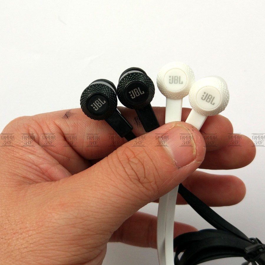 Super Bass Stereo Headset JBL HS-23 Earphone With Microphone HS23 Warna Hitam Biru Merah Putih