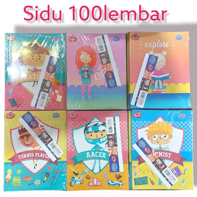 

Buku Tulis Sidu 100 Lembar Ecer 1pc hardcover 100lembar