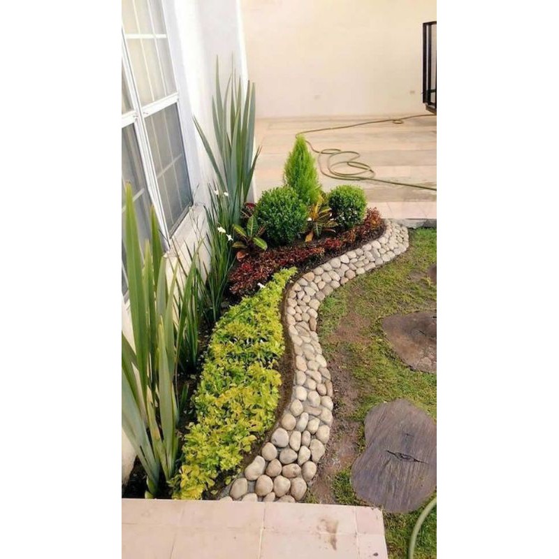 taman minimalis sudut rumah / jasa pembuat taman