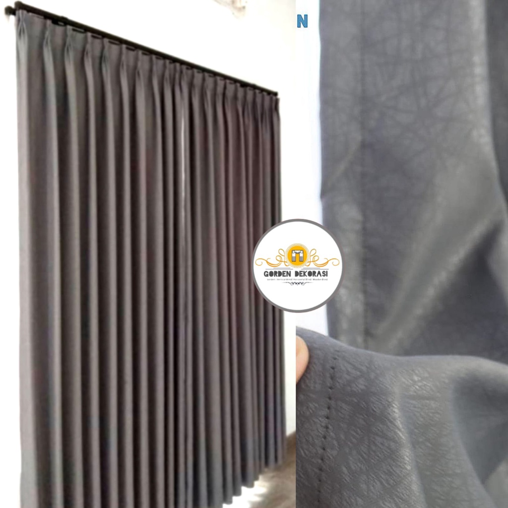 Hordeng Gorden Blackout Klasik Plisket /Gorden Tebal, Gorden Polos/Gorden Premium/Gorden Minimalis/ 