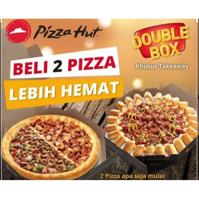

Double box pizza hut