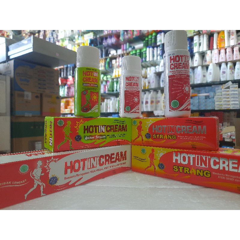 Hot In Cream 120g 60g Cream untuk pegal pegal nyeri otot sendi kesleo  sakit kepala perut kembung