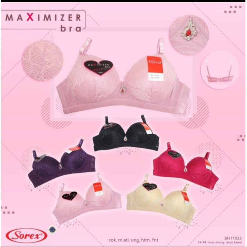 Bra Sorex 17035 Bh maximizer busa tebal