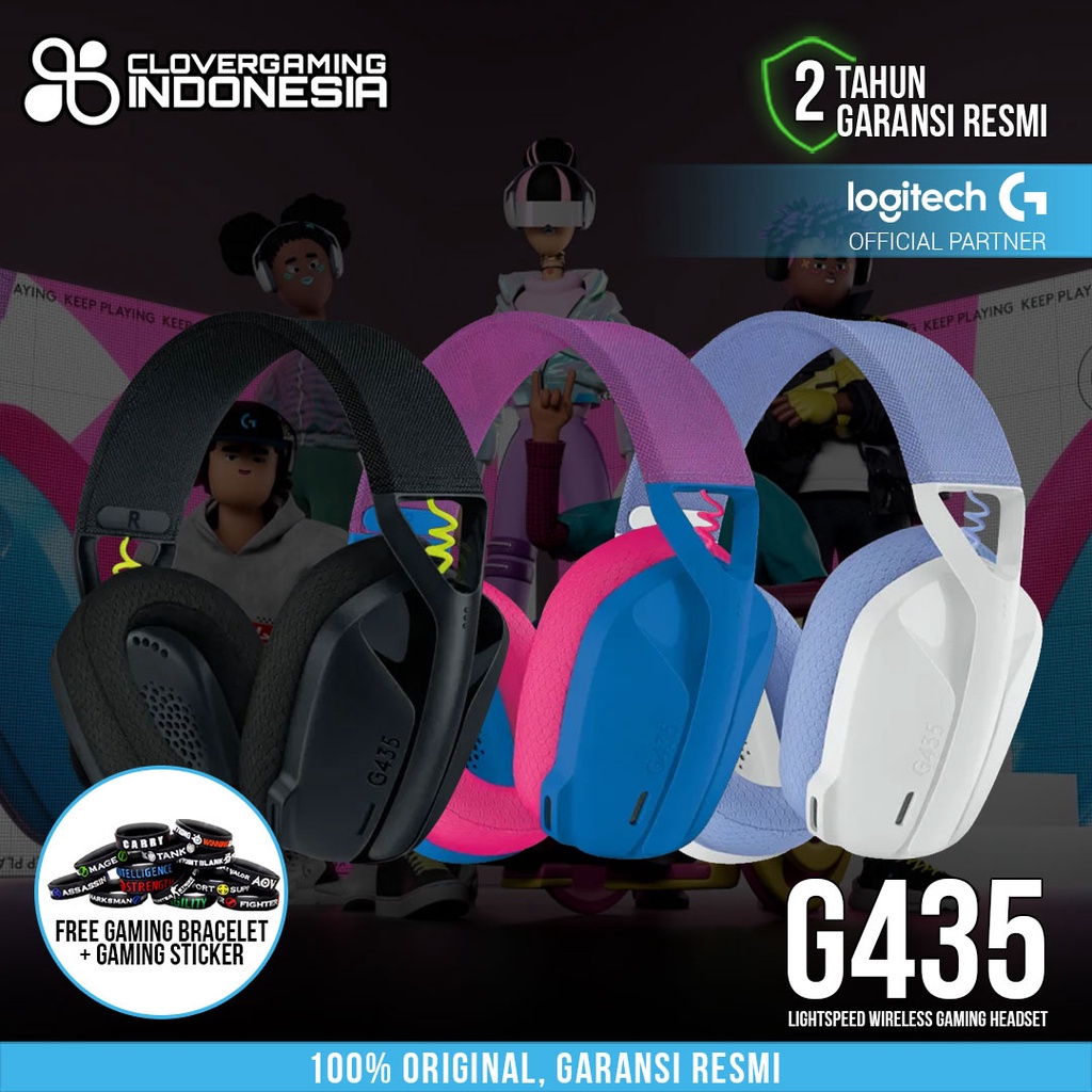 Logitech G435 Lightspeed Wireless Gaming Headset