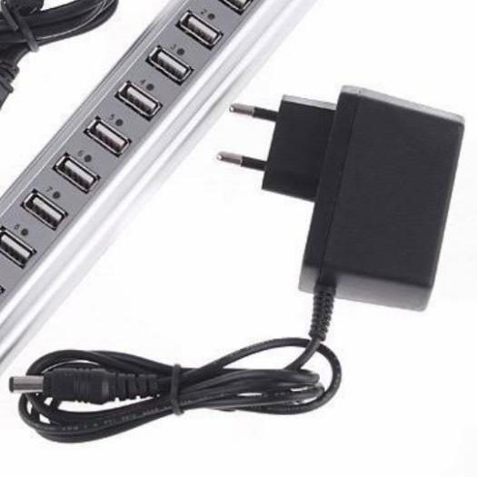 ♫ USB HUB 10 port /usb hub 10port +adaptor /usb 2.0 hub 10 port +adaptor ←