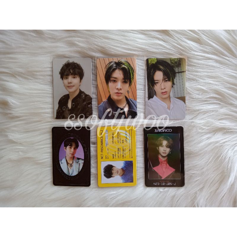 PHOTOCARD RESONANCE ERA JUNGWOO YUTA PC PAST YEARBOOK AC ID CARD DEPARTURE